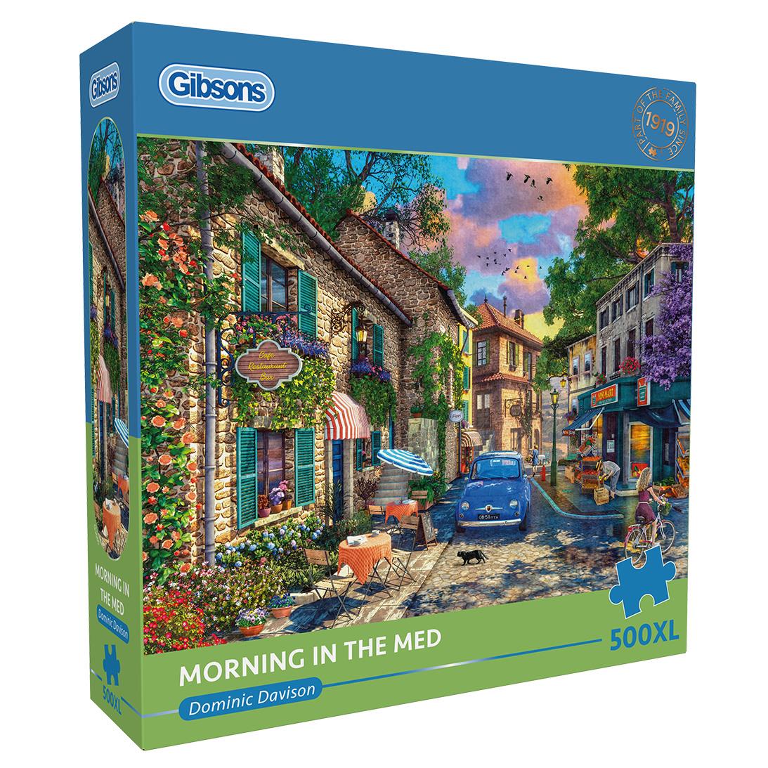 Gibsons Morning in the Med Jigsaw Puzzle (500 XL Extra Large