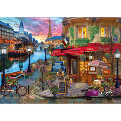 Gibsons Sunset on the Seine Jigsaw Puzzle (500 XL Pieces)