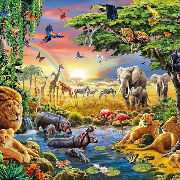 Clementoni The African Gathering Jigsaw Puzzle (2000 Pieces)