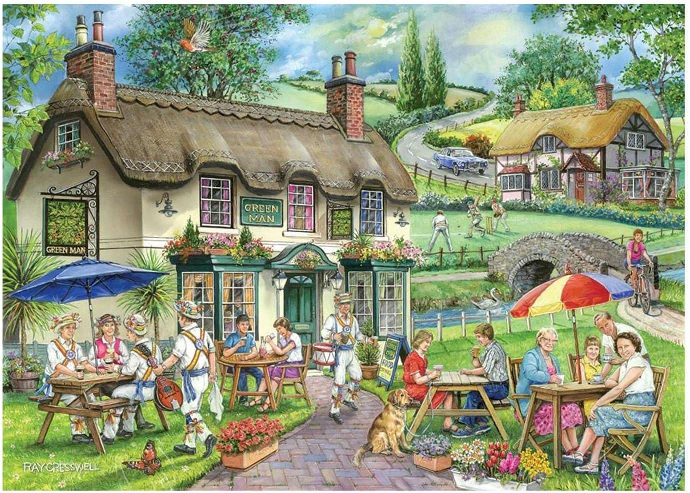 House of Puzzles Green Man Jigsaw Puzzle (Big 500 XL Pieces)