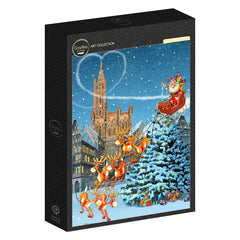 Grafika Strasbourg Cathedral at Christmas Jigsaw Puzzle (500 Pieces)