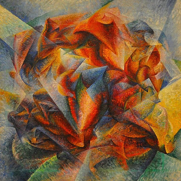 Grafika Umberto Boccioni: Dinamismo Di Un Ciclista E Un Dipinto, 1913  Jigsaw Puzzle (1000 Pieces)