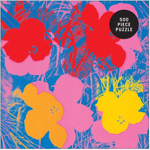 Galison Andy Warhol Flowers Jigsaw Puzzle (500 Pieces)