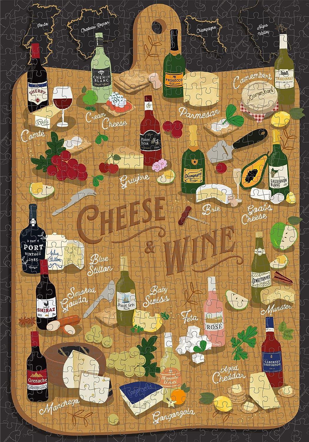 Ridley's Cheese and Wine Jigsaw Puzzle (500 Pieces)