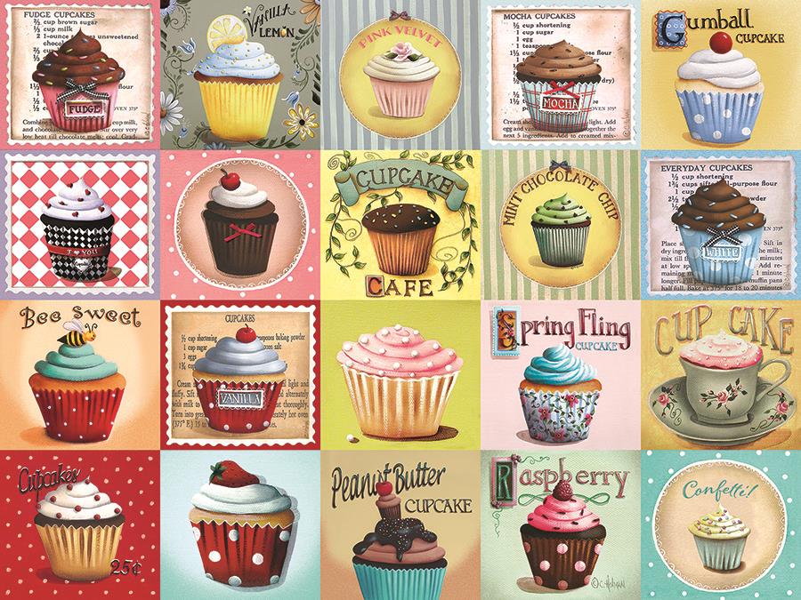 Cobble Hill Cupcake Café Jigsaw Puzzle (275 XXL Extra Large Pieces)