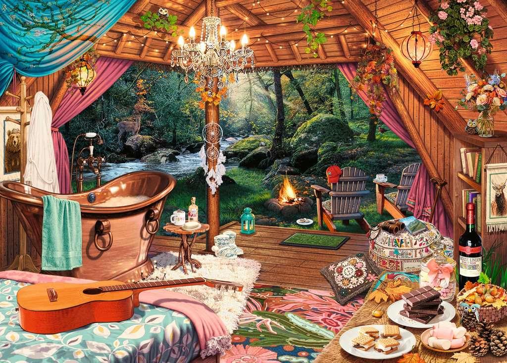 Ravensburger Cosy Glamping Jigsaw Puzzle (500 XL Pieces)