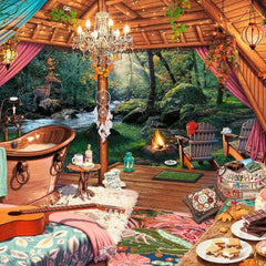 Ravensburger Cosy Glamping Jigsaw Puzzle (500 XL Pieces)