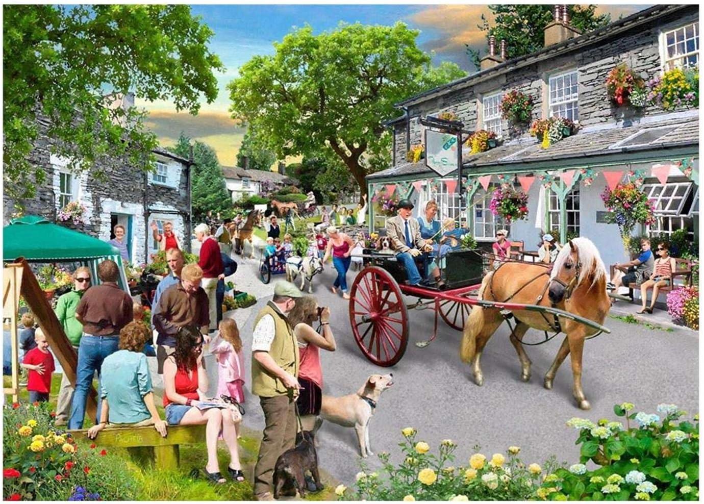 House of Puzzles Pony Parade Jigsaw Puzzle (Big 500 XL Pieces)