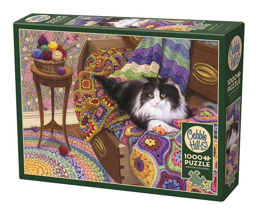 Cobble Hill Comfy Cat Jigsaw Puzzle 1000 Pieces