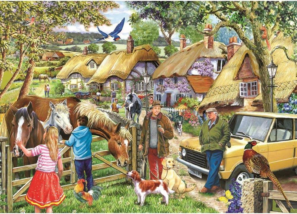 House of Puzzles Horses & Hounds Jigsaw Puzzle (Big 500 XL Pieces)