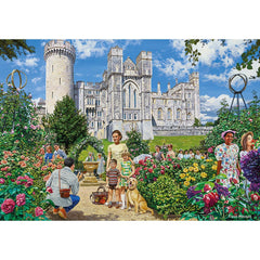 Gibsons A Day out with the Family / Day Trip to Arundel Jigsaw Puzzle (4 x 500 Pieces)