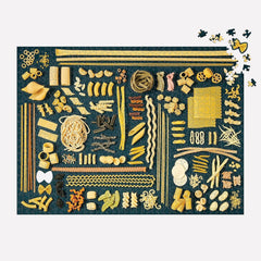 Galison The Art of Pasta Jigsaw Puzzle (1000 Pieces) with Shaped Pieces