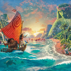 Schmidt Thomas Kinkade: Disney Moana - Vaiana Jigsaw Puzzle (1000 Pieces)