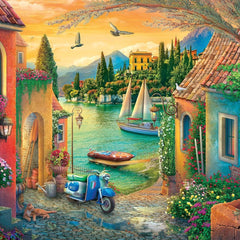 Ravensburger Villas by the Sea Jigsaw Puzzle (750 XL Extra Large Pieces)