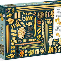 Galison The Art of Pasta Jigsaw Puzzle (1000 Pieces) with Shaped Pieces DAMAGED BOX