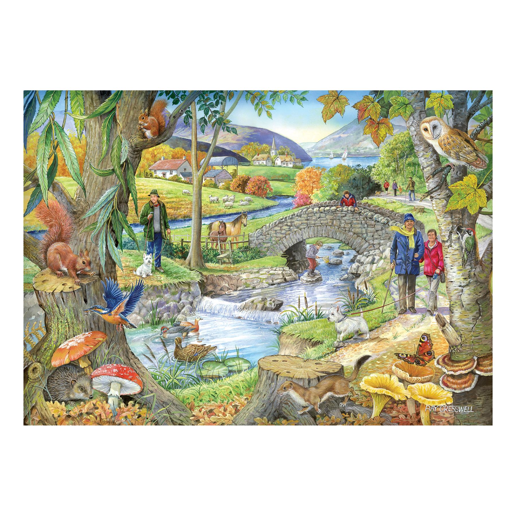 House of Puzzles Riverside Walk Jigsaw Puzzle (BIG 250 XL Pieces)