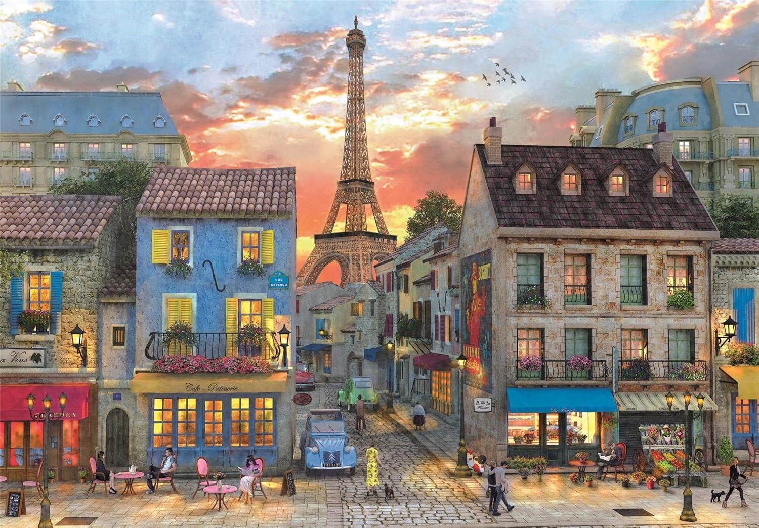 Clementoni Streets of Paris Jigsaw Puzzle (1000 Pieces)