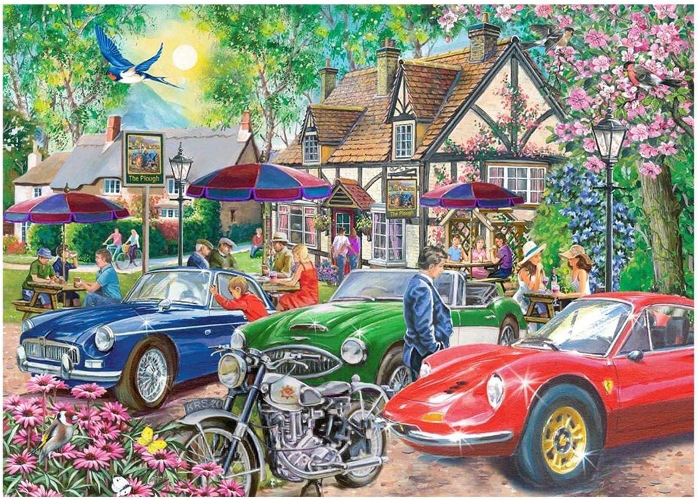 House of Puzzles Plough Inn - Big Jigsaw Puzzle (500 XL Pieces)