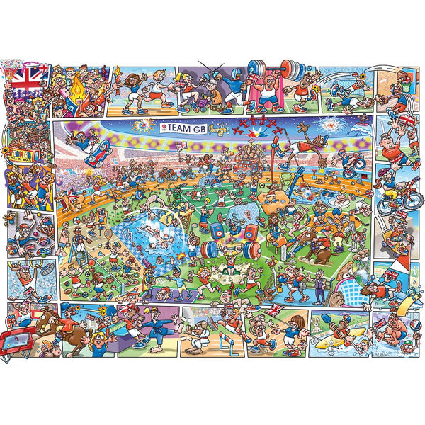 Gibsons Team GB: Medals in the Making Jigsaw Puzzle (1000 Pieces)