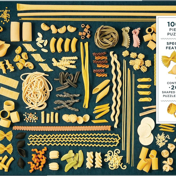 Galison The Art of Pasta Jigsaw Puzzle (1000 Pieces) with Shaped Pieces DAMAGED BOX