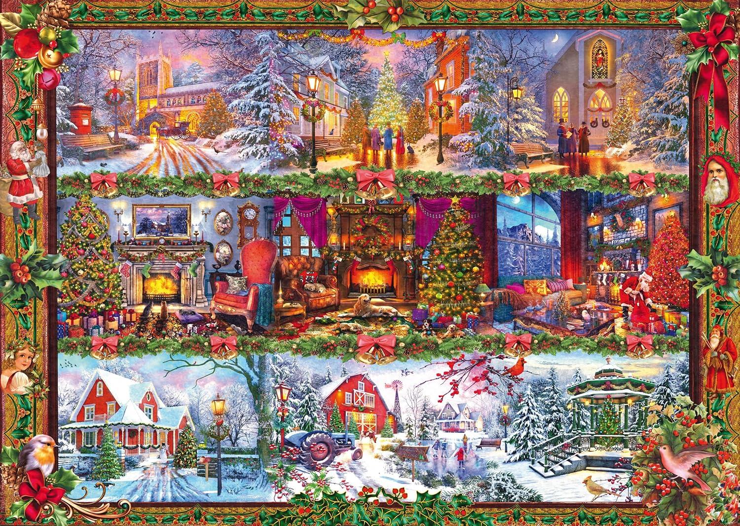 A Vintage Christmas Card Evokes Good Memories - online puzzle