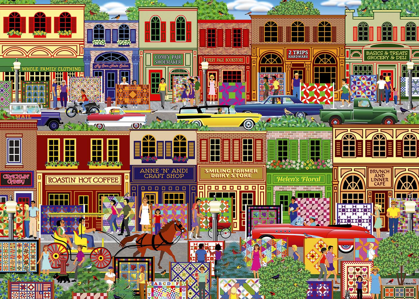 Alipson Quilt Festival Jigsaw Puzzle (1000 Pieces)