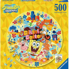 Ravensburger Spongebob Squarepants Circular Jigsaw Puzzle (500 Pieces)