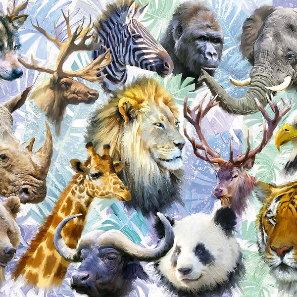 Alipson Animal Heads Jigsaw Puzzle (500 Pieces)