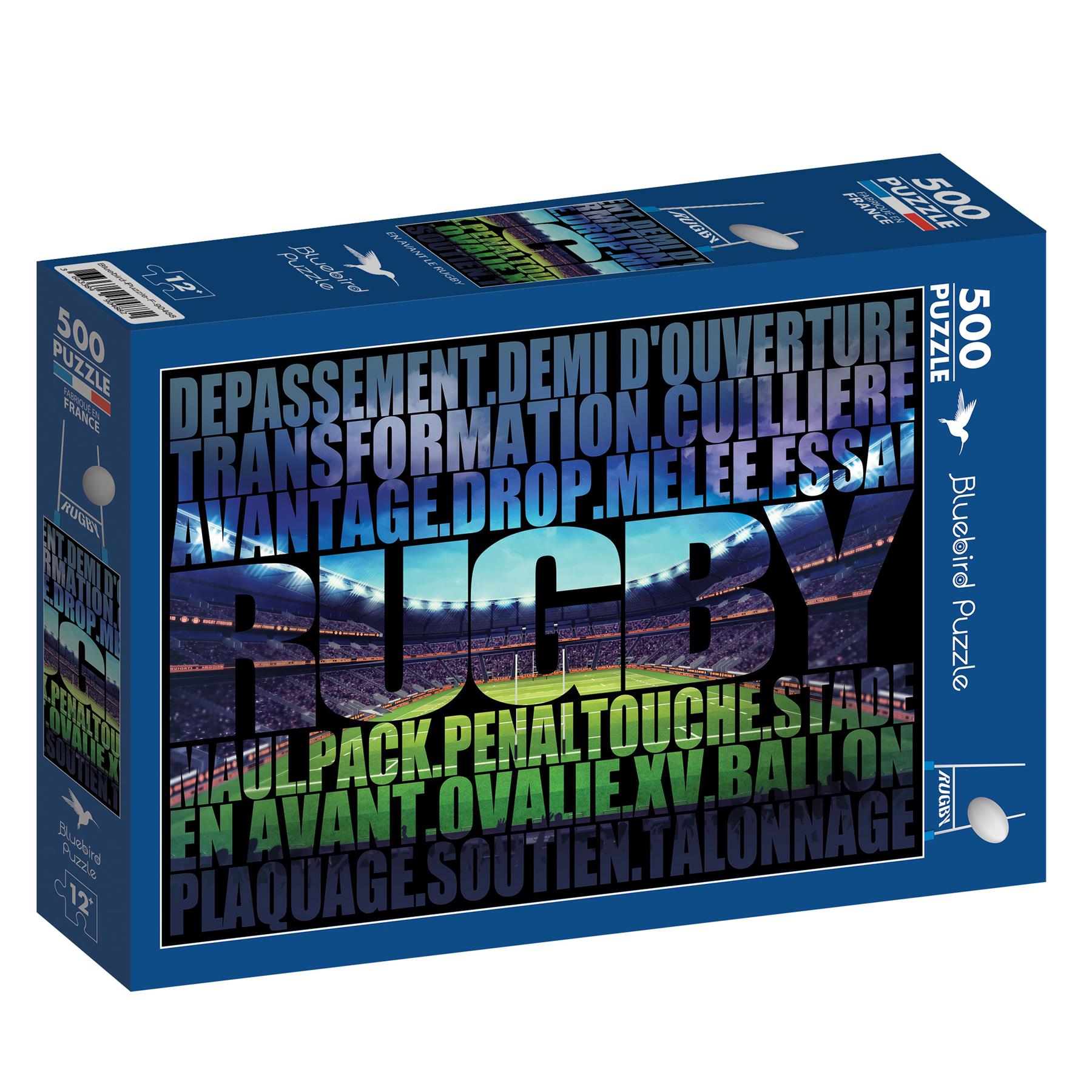 Bluebird En Avant le Rugby Jigsaw Puzzle (500 Pieces) PDK