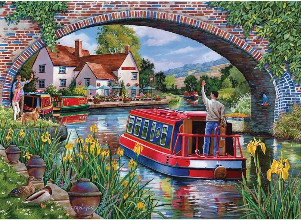 House of Puzzles Over & Under - Big Jigsaw Puzzle (500 XL Pieces)