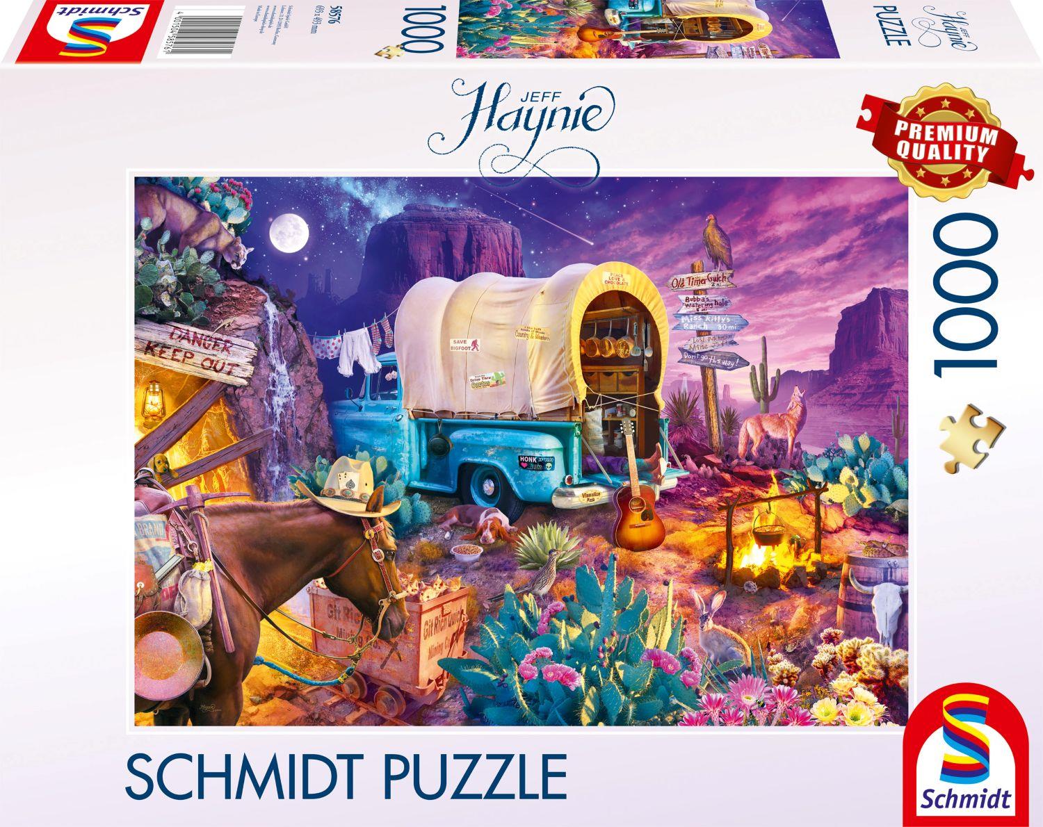 Schmidt A Charming Wild West Campout Jigsaw Puzzle (1000 Pieces)
