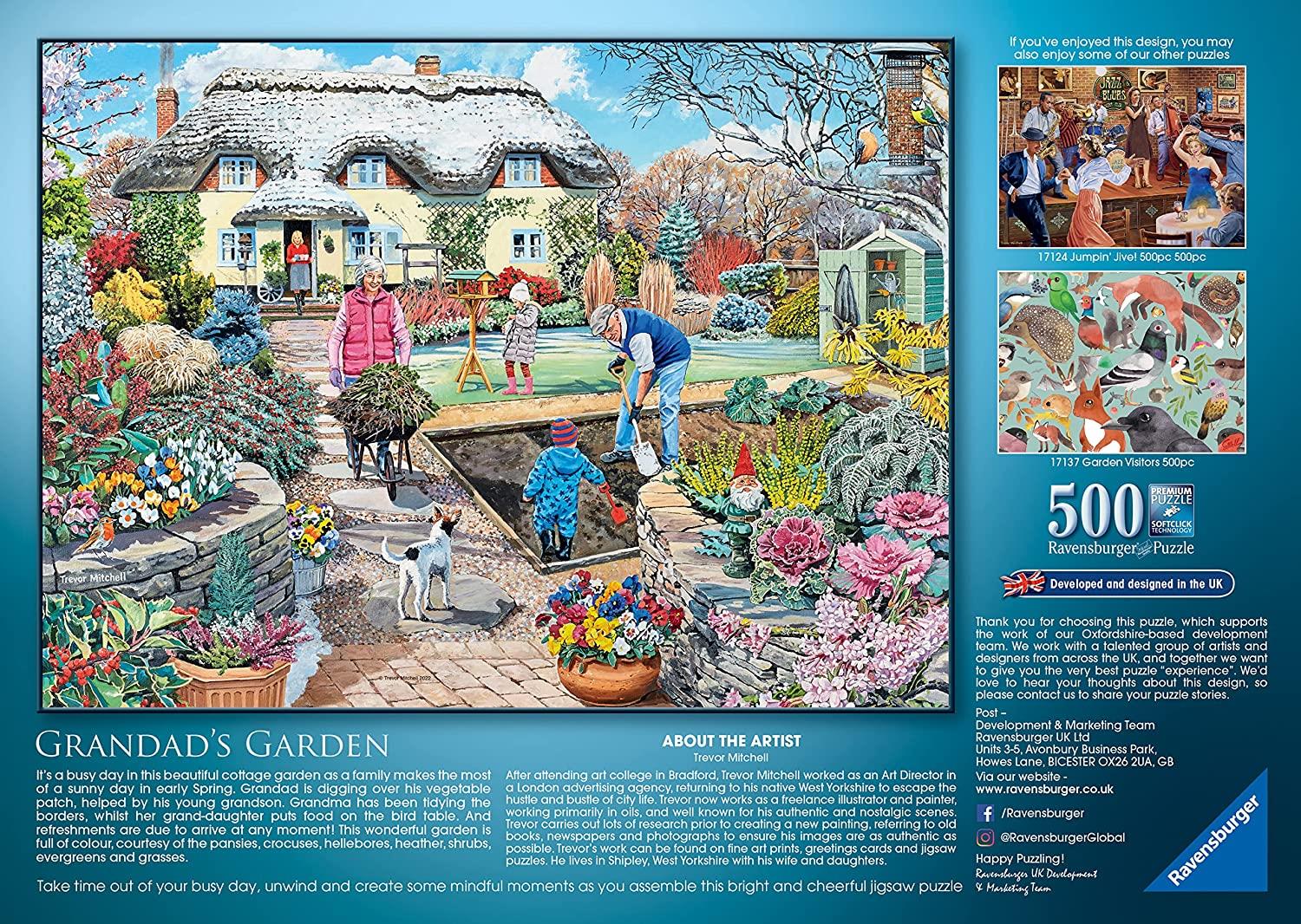 Ravensburger Grandad's Garden Jigsaw Puzzle (500 Pieces) – PDK