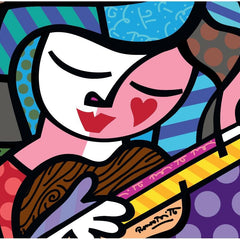 Bluebird Romero Britto - Girl With Guitar Jigsaw Puzzle (1000 Pieces)