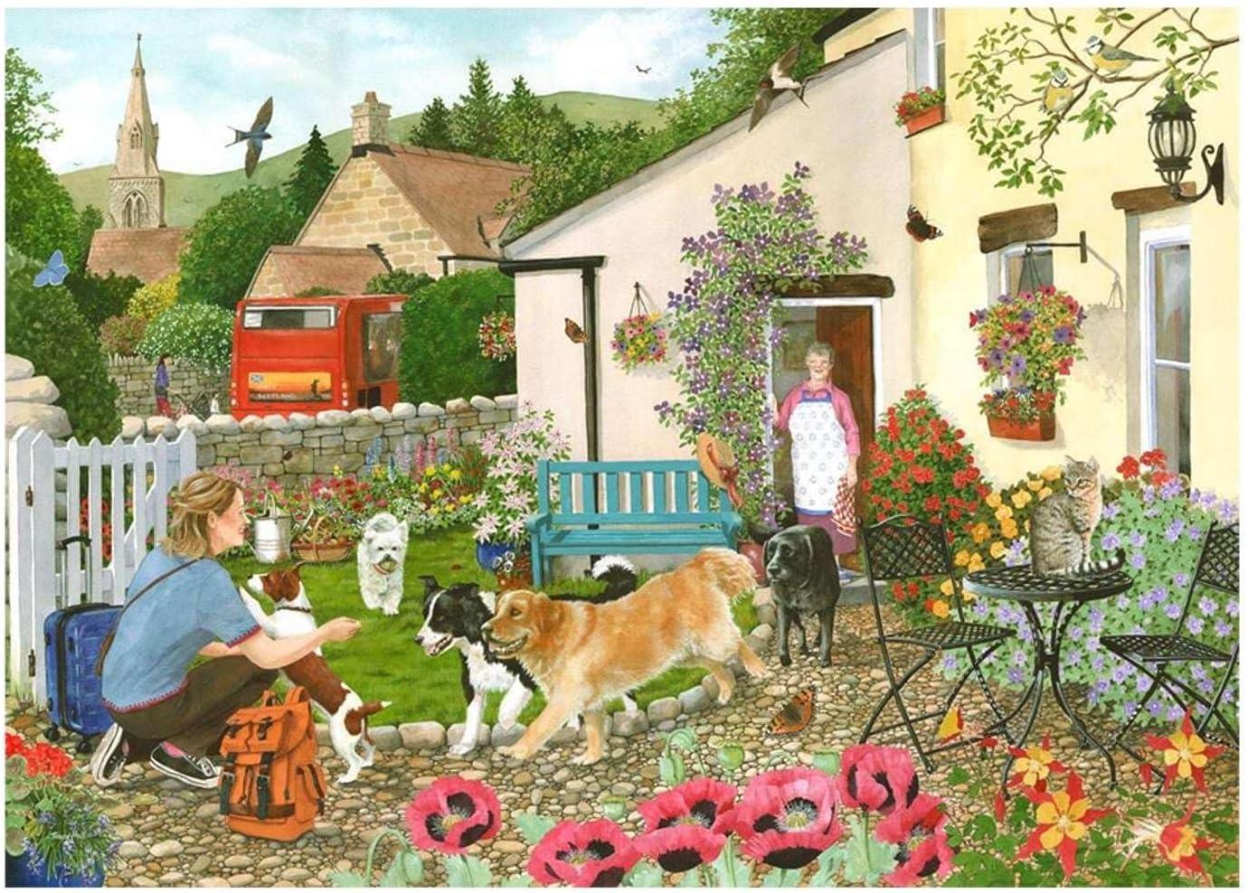 House of Puzzles Welcoming Committee Jigsaw Puzzle (500 XL Pieces)