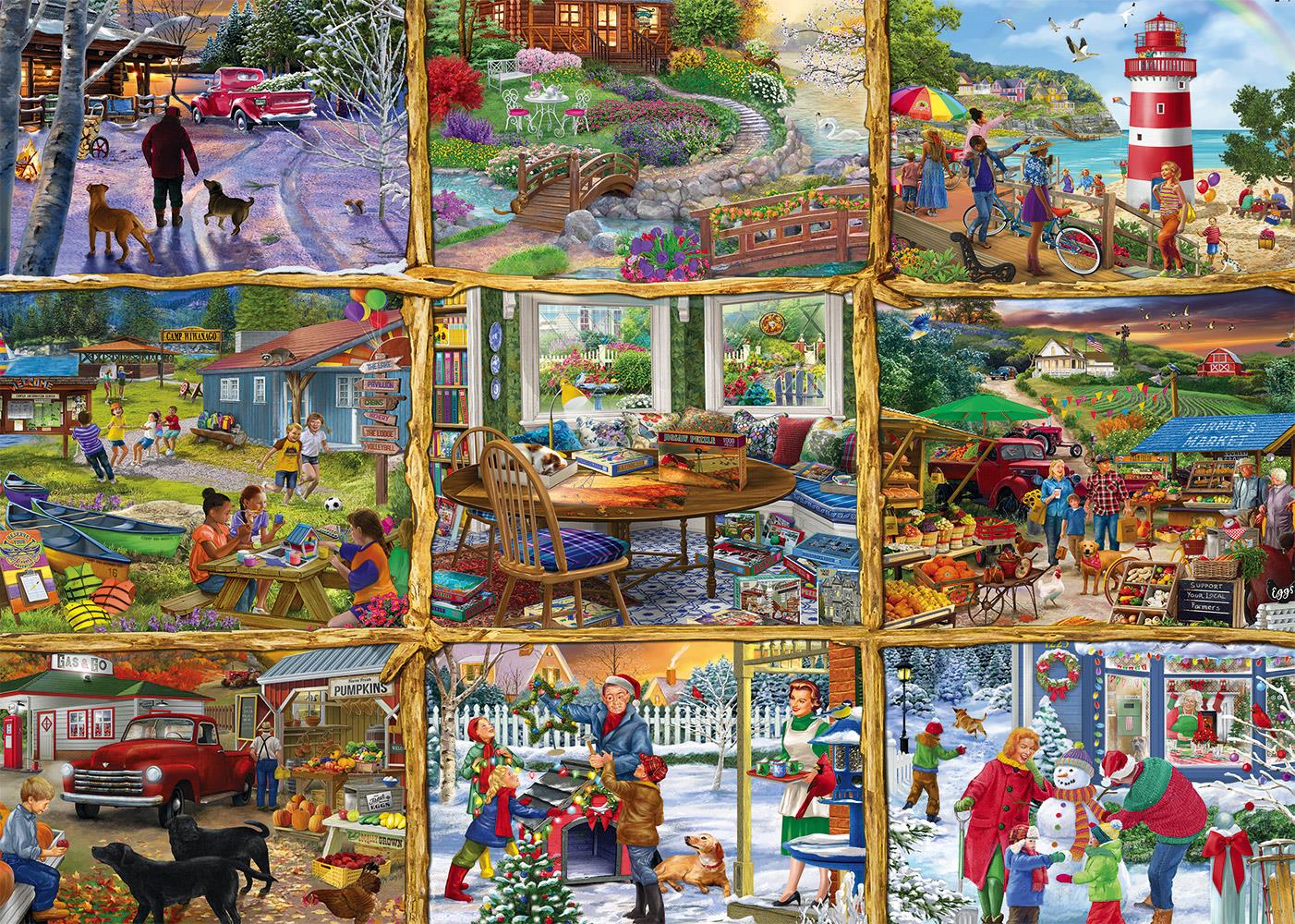 Alipson For All Seasons Jigsaw Puzzle (1000 Pieces)