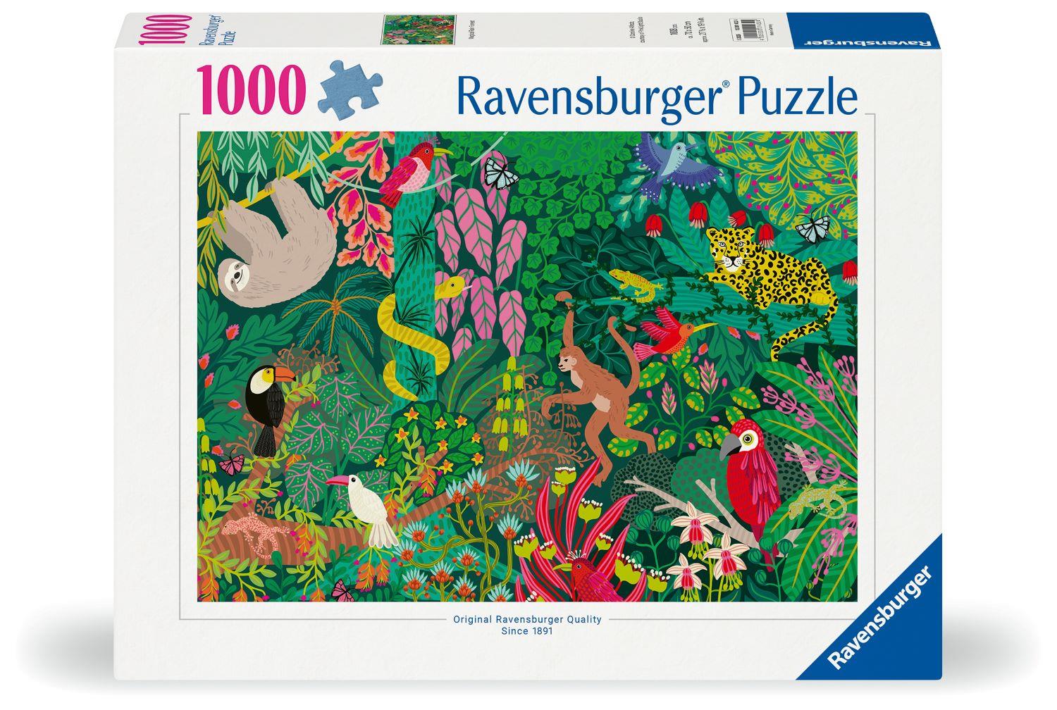 Ravensburger Rainforest River Band 100 Pc Puzzle main image 1