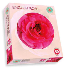 English Rose Impuzzible Cicular Jigsaw Puzzle (400 Pieces)