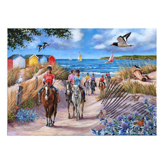 House of Puzzles Sea Horses Jigsaw Puzzle (500 XL Pieces)