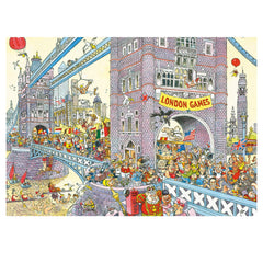 Wasgij Retro Mystery 8 The Final Hurdle! Jigsaw Puzzle (1000 Pieces)