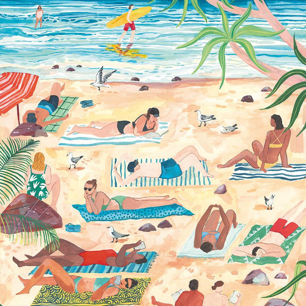 Pieces & Peace Day at the Beach Jigsaw Puzzle (1000 Pieces)