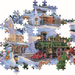 Clementoni Christmas Train Jigsaw Puzzle (500 Pieces)