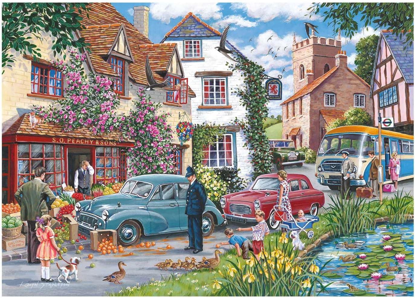 House of Puzzles Traffic Jam Jigsaw Puzzle (Big 500 XL Pieces)