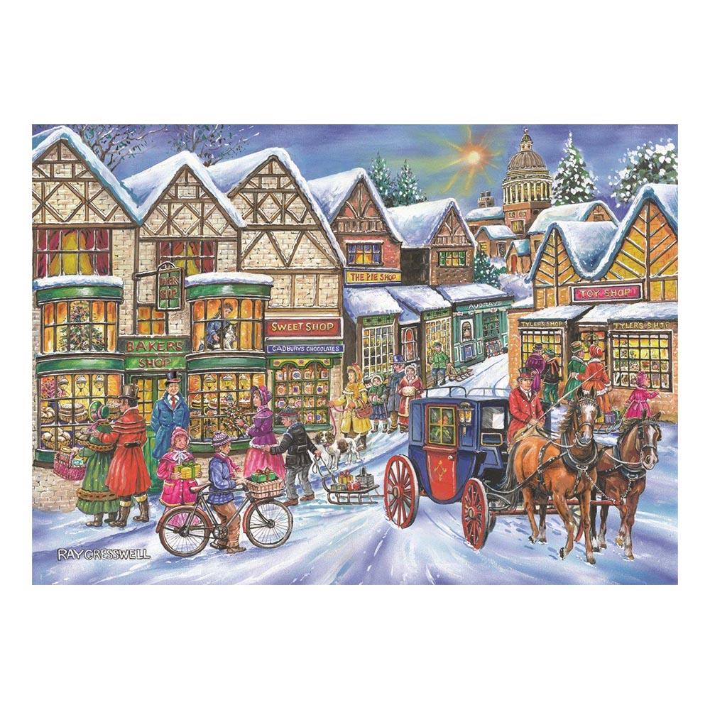 House of Puzzles Old Time Shopping BIG Jigsaw Puzzle (250 XL Pieces)