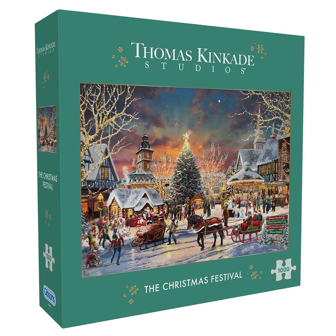 All Jigsaw Puzzles – Puzzle 1000 Pezzi 'Chaos At Christmas Lunch' – Illustrazione Di Ricardo Galvao – Dimensioni 66x50 Cm