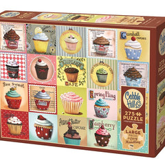 Cobble Hill Cupcake Café Jigsaw Puzzle (275 XXL Extra Large Pieces)