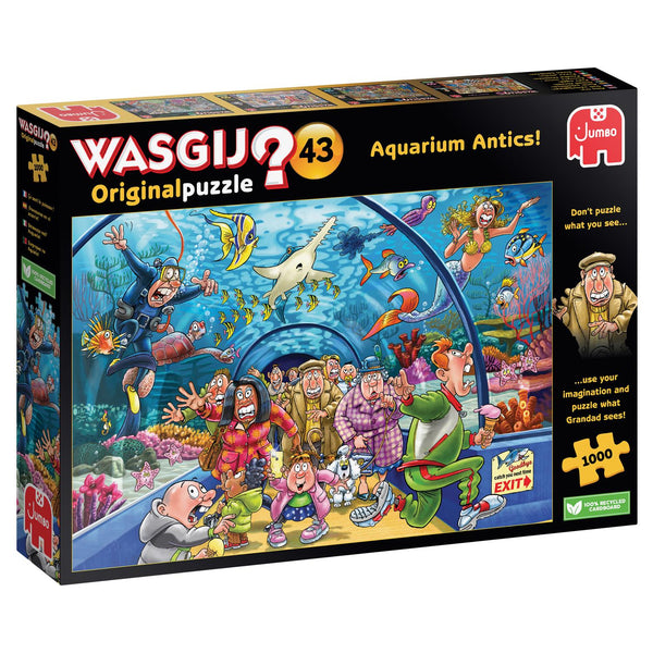 Wasgij Original 43 Aquarium Antics Jigsaw Puzzle (1000 Pieces)