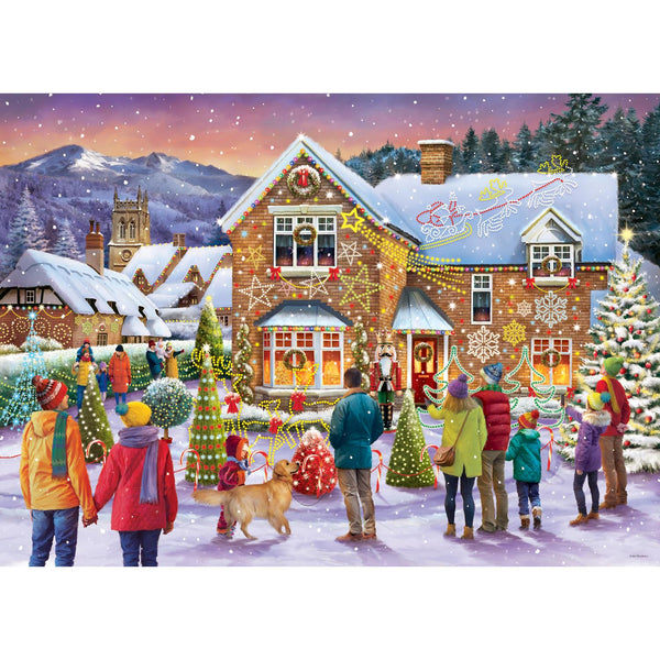 Gibsons Dressed Up for Christmas Jigsaw Puzzle (500 XL Pieces)