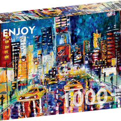 Enjoy New York Lights Jigsaw Puzzle (1000 Pieces)