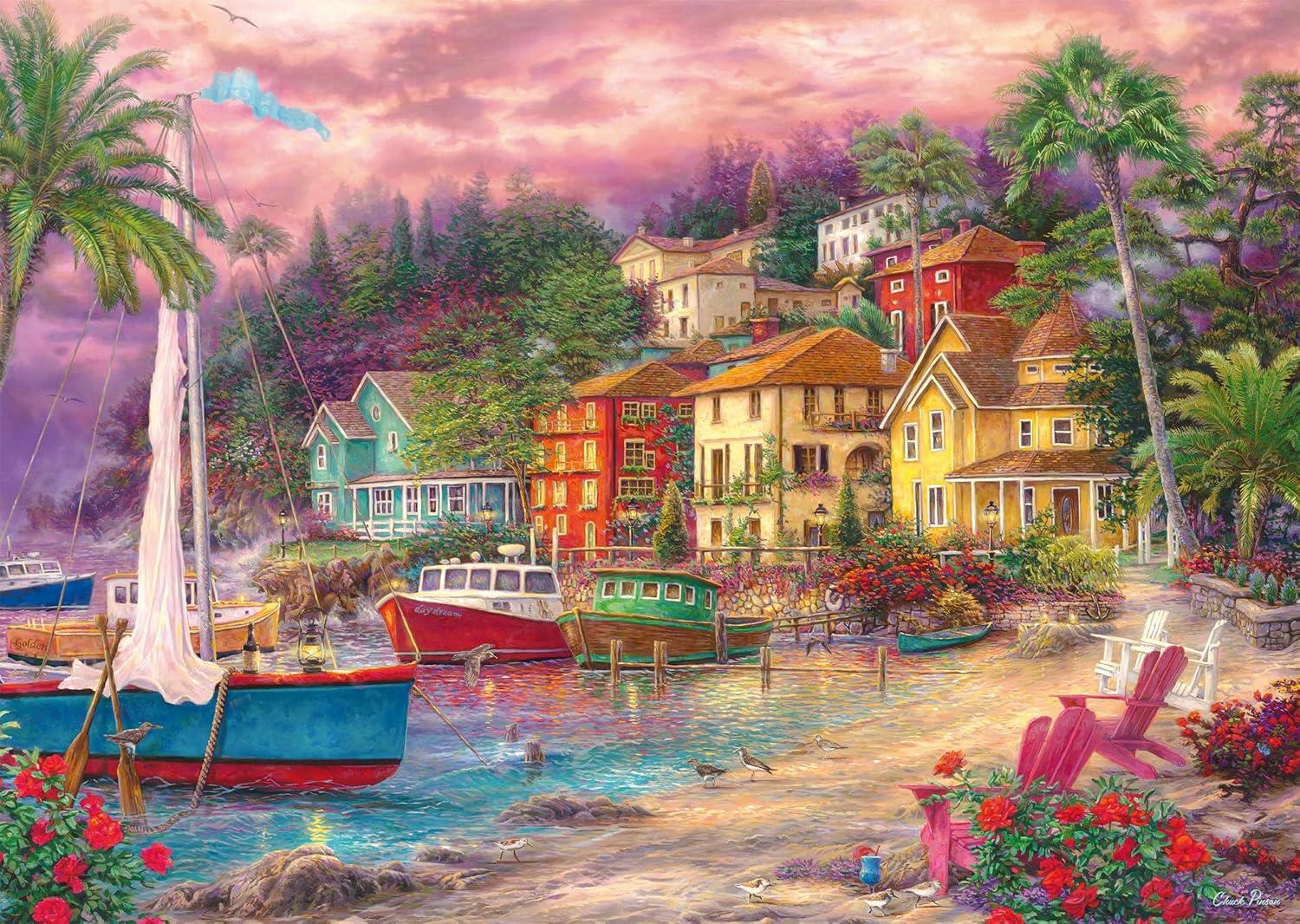 Schmidt Chuck Pinson Costal Charm Jigsaw Puzzle (1000 Pieces)