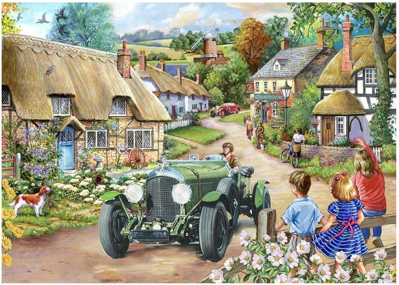 House of Puzzles Vintage Run - Big Jigsaw Puzzle (500 XL Pieces)